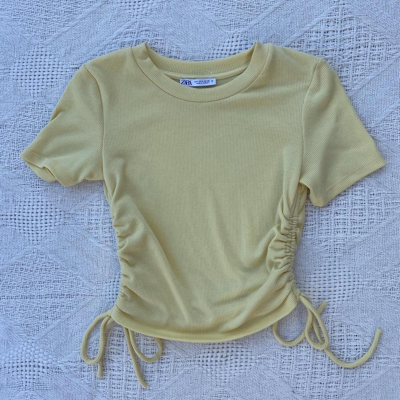 Zara yellow top - Depop