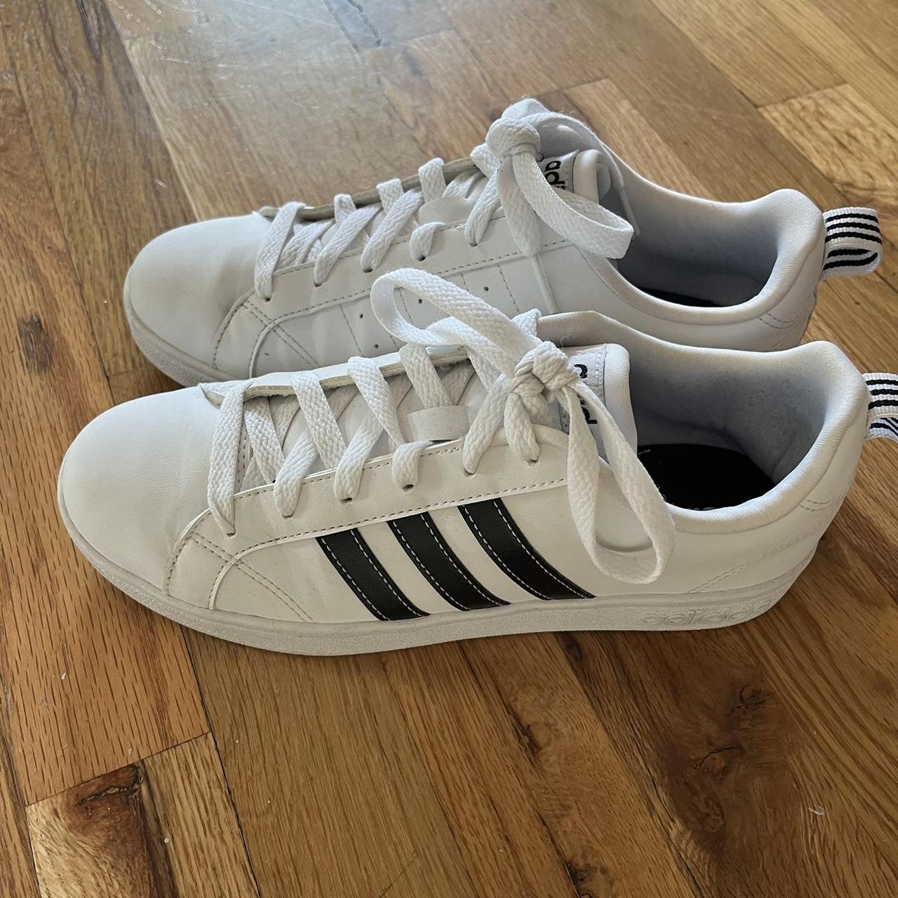 Adidas with black stripes on cheap one side