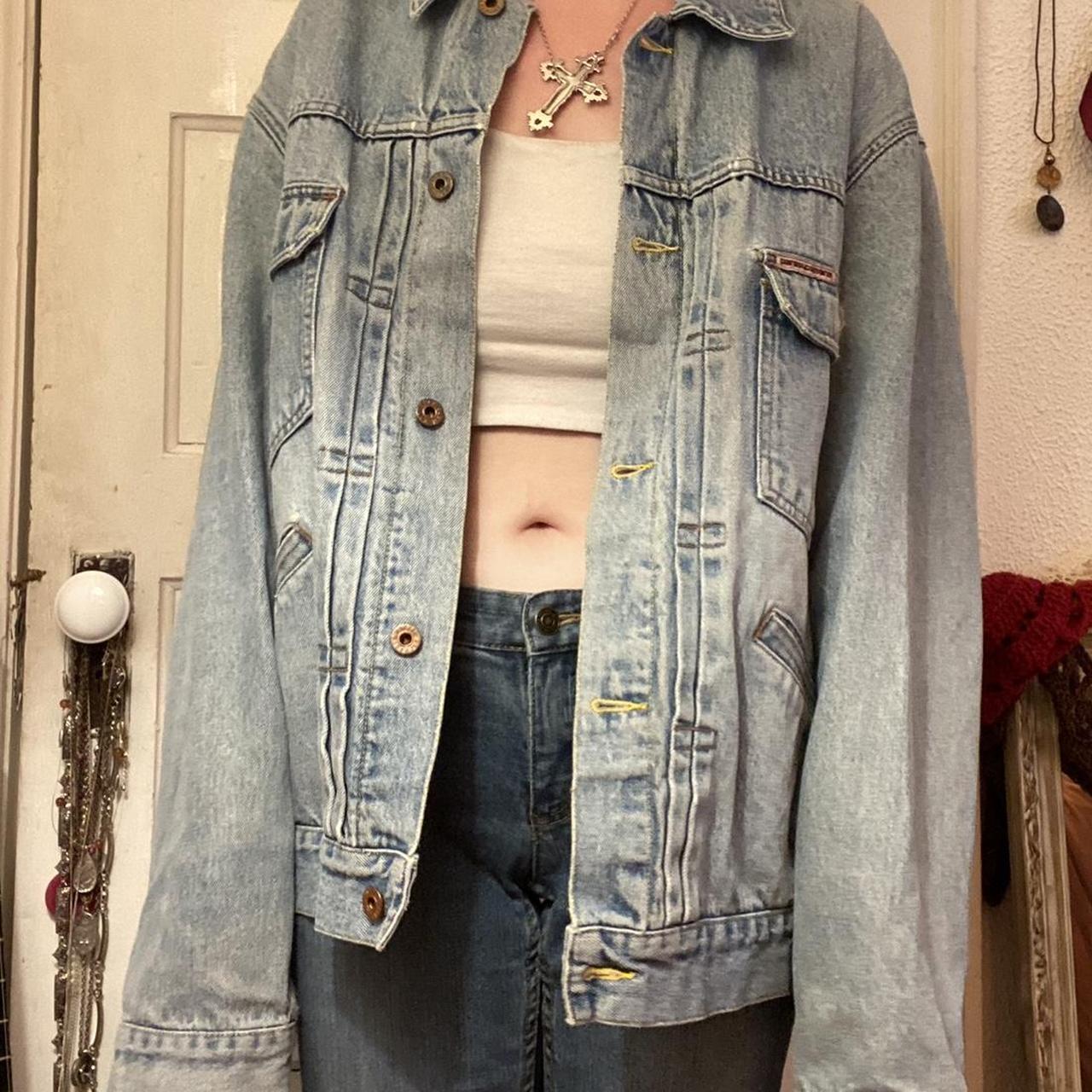 Parasuco jeans denim jacket light wash…. Perfect... - Depop