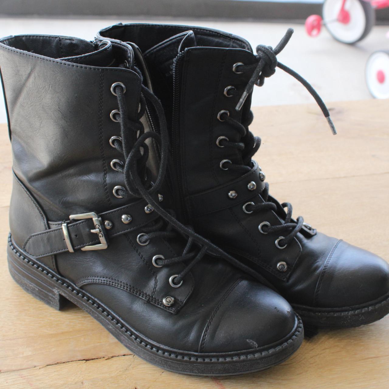 Guess women's combat outlet boots