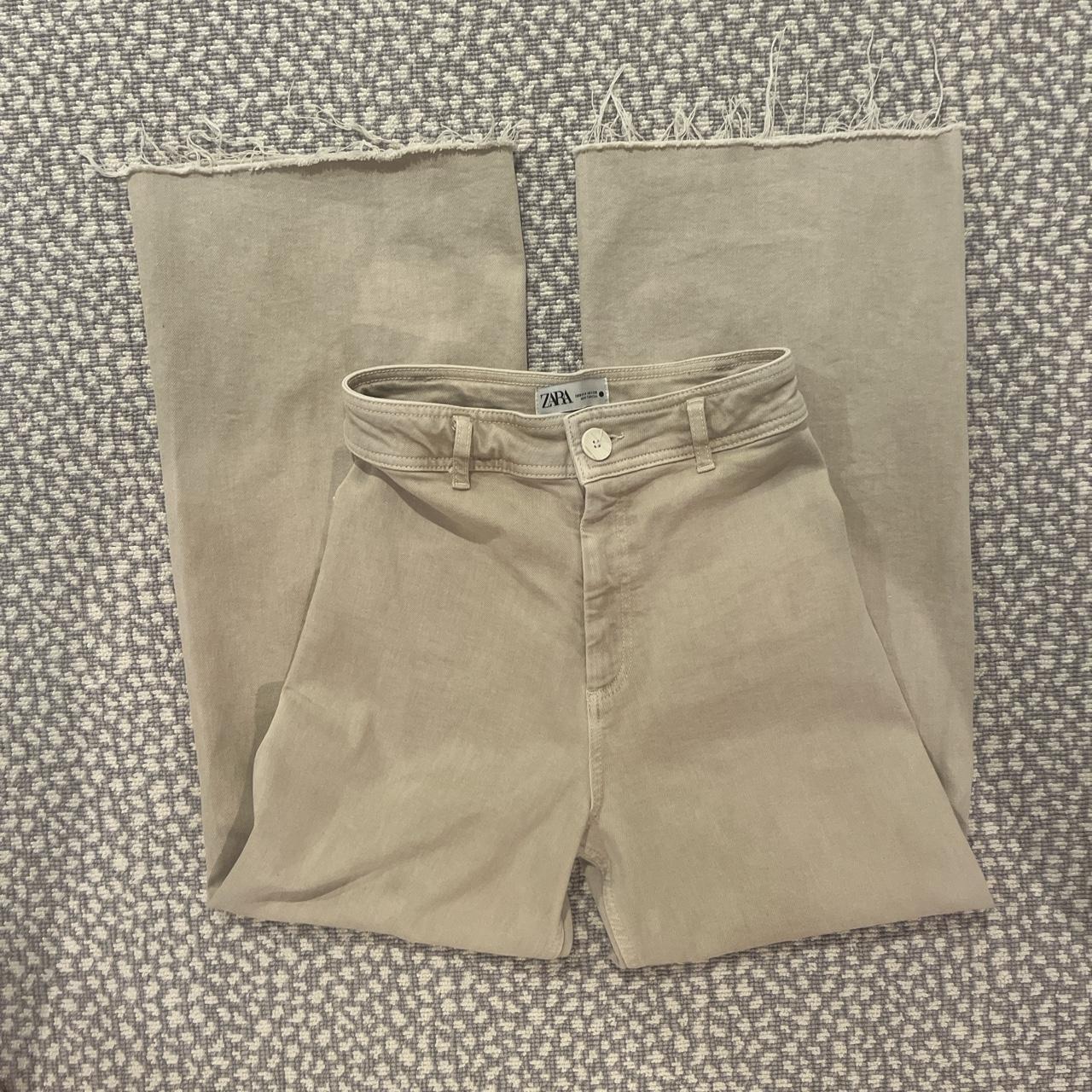 💗Biege Zara Marine Jeans 💗Size 4 but run a little... Depop