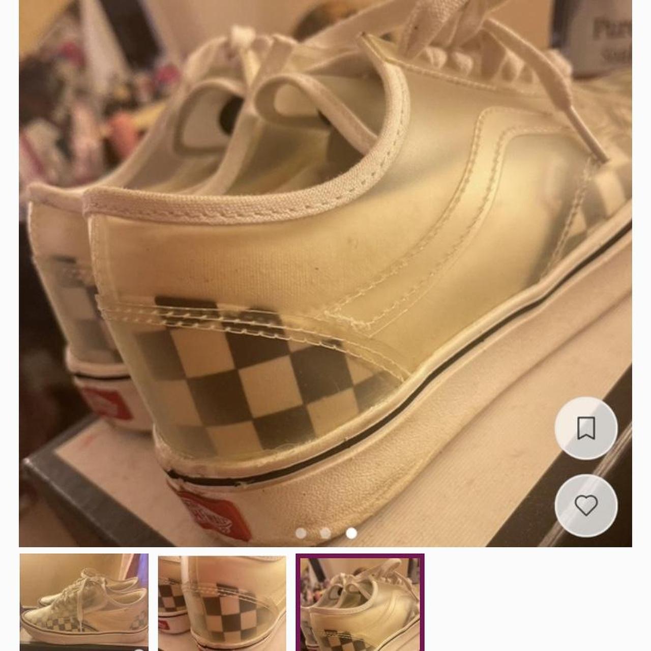 Checkered vans transparent fashion