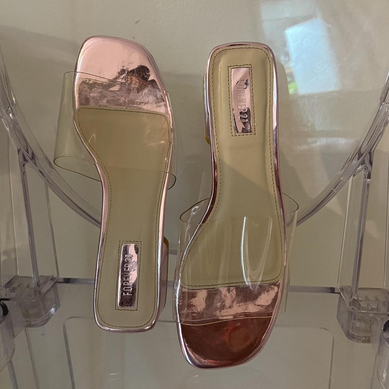 Forever 21 cheap clear sandals