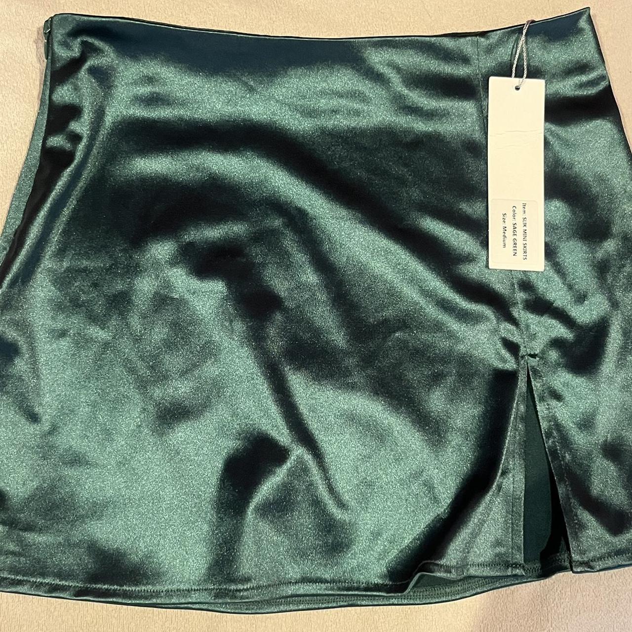Boutine LA satin skirt never worn with tags - Depop