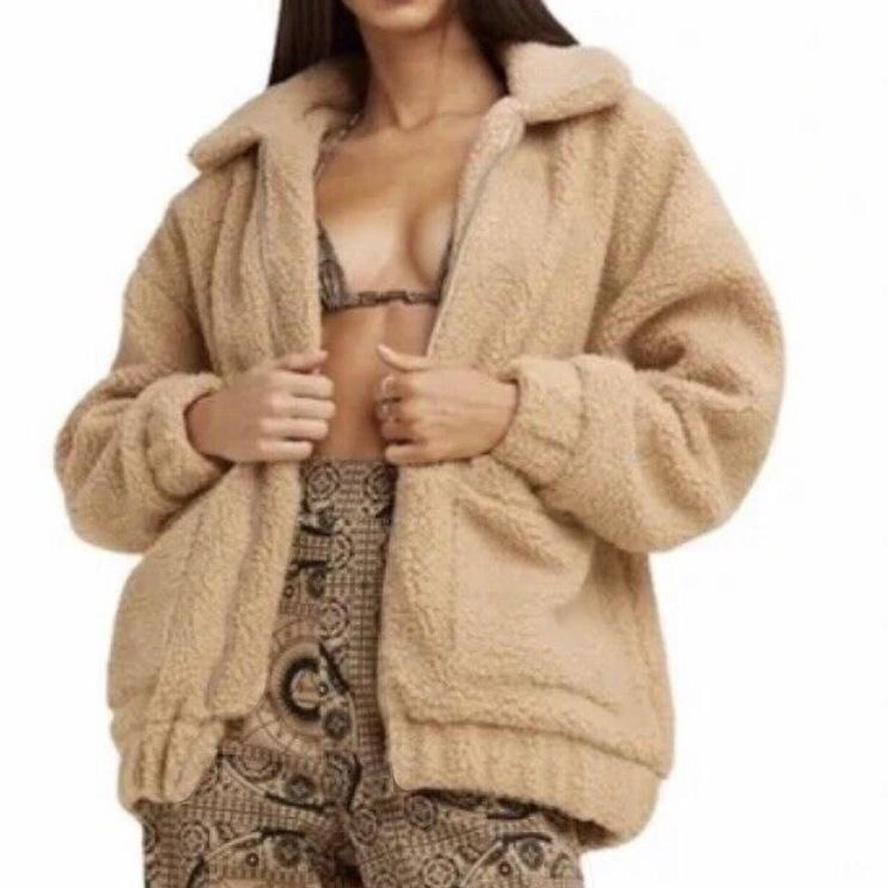 I AM GIA Pixie teddy coat Sold out on website Size. Depop