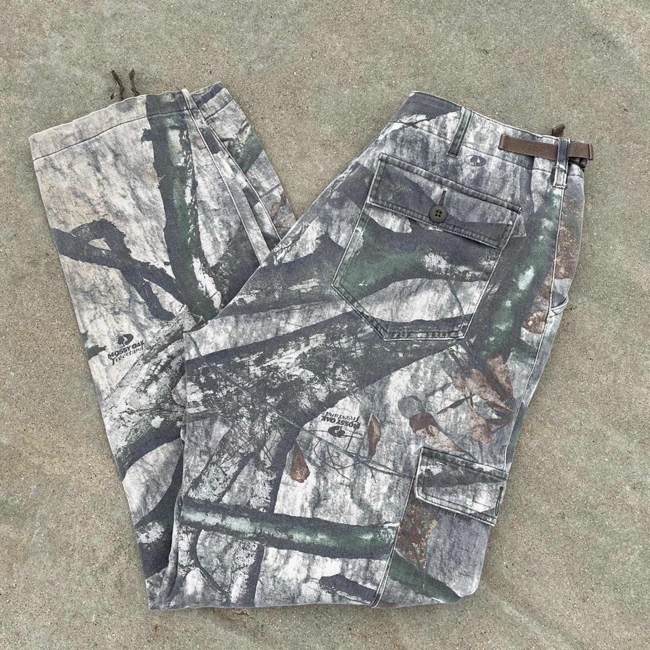 Vintage 90s Mossy Oak Cabelas Camo Pants Size: 34