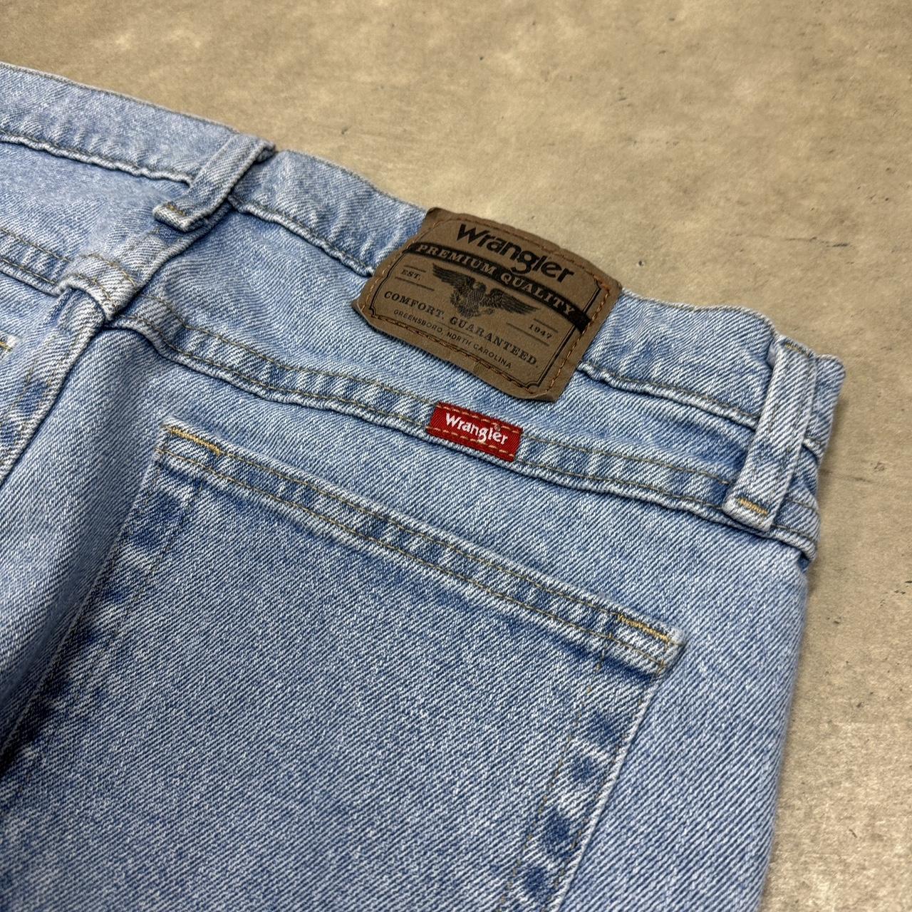 Vintage 90's Wrangler's jeans 👼 Light wash High - Depop