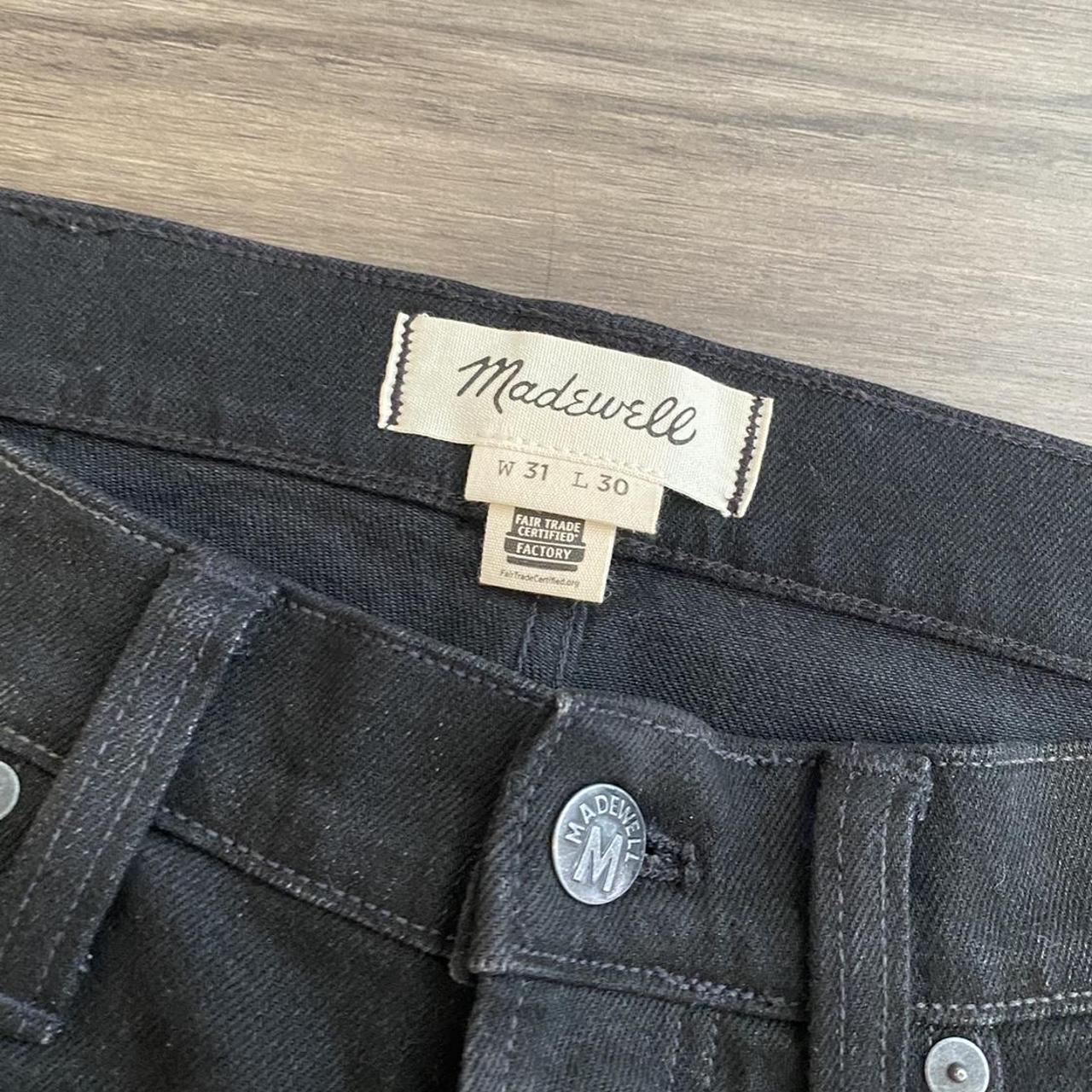 Black slim Madewell Jeans. Size 31x30. Great... - Depop