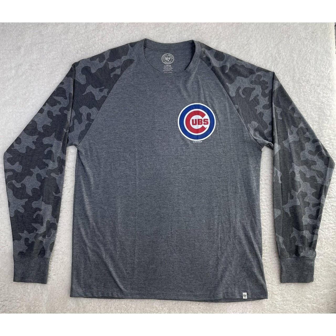 47 Brand Chicago Cubs Raglan Shirt MLB Mens Large - Depop