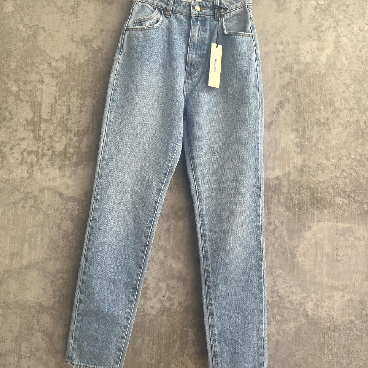 Rolla Jeans Size 6 Length 103cm waist to... Depop