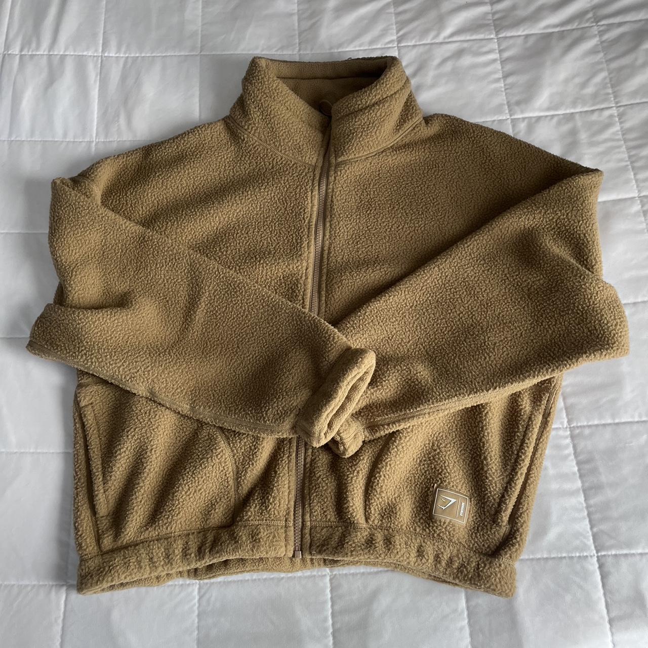 Gymshark Sherpa jacket 🧥 this sweater is super soft... Depop