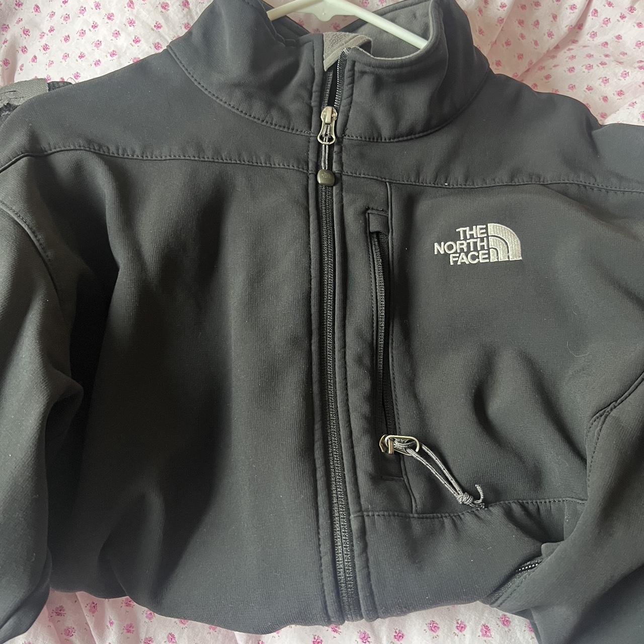 North face jacket this is fleece lined north face... - Depop
