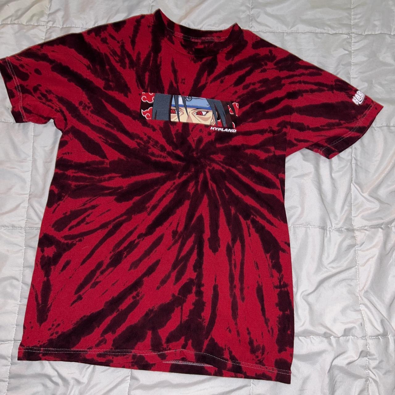 Red tie dye Hypland Itachi shirt! Purchased