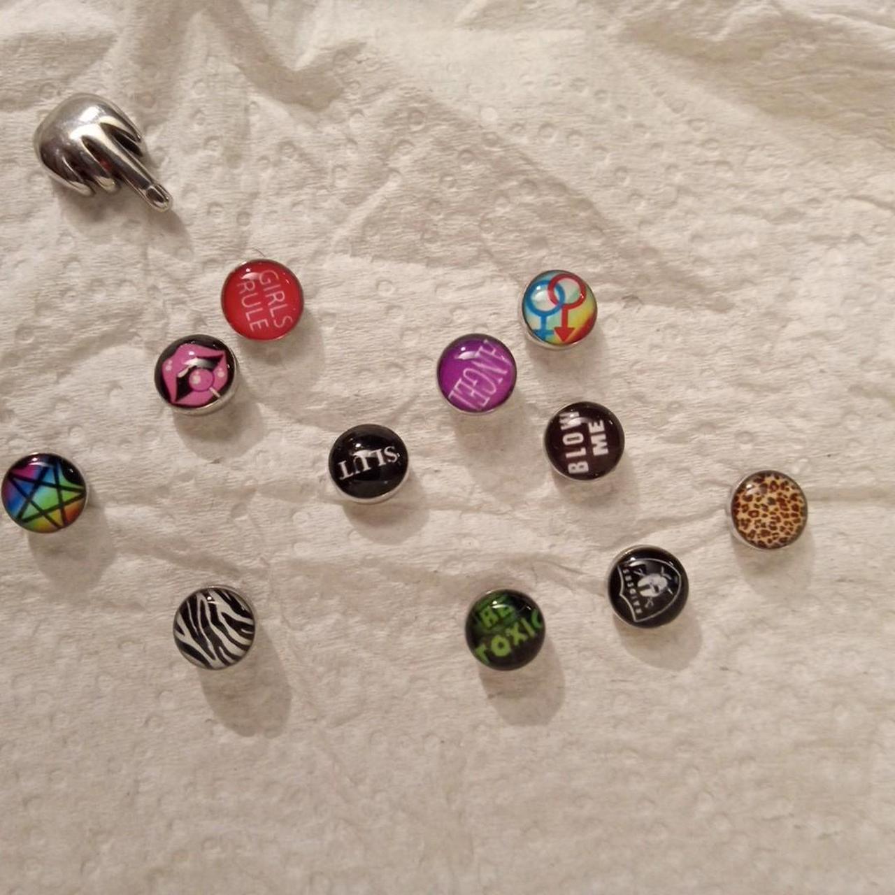 Barbell body jewelry lot Tongue ring Depop