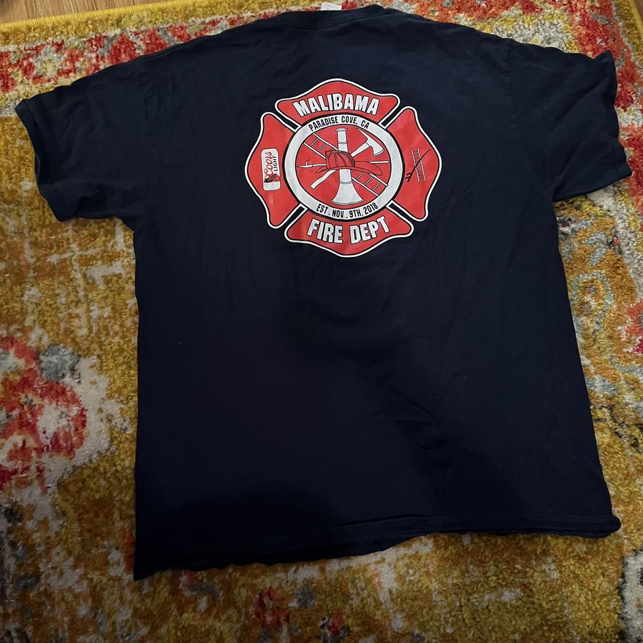 2018 Paradise Cove Fire Department tee shirt Colors... - Depop