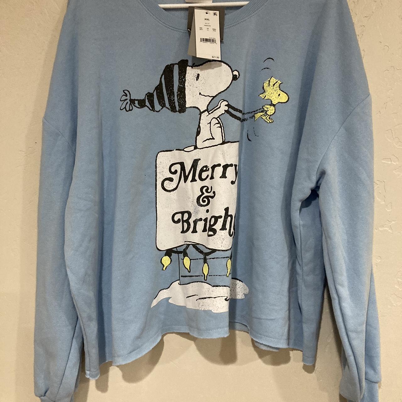 Cute Christmas sweater peanuts size xxl Depop