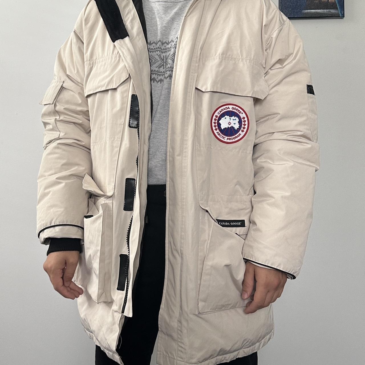 Canada goose expedition parka beige sale