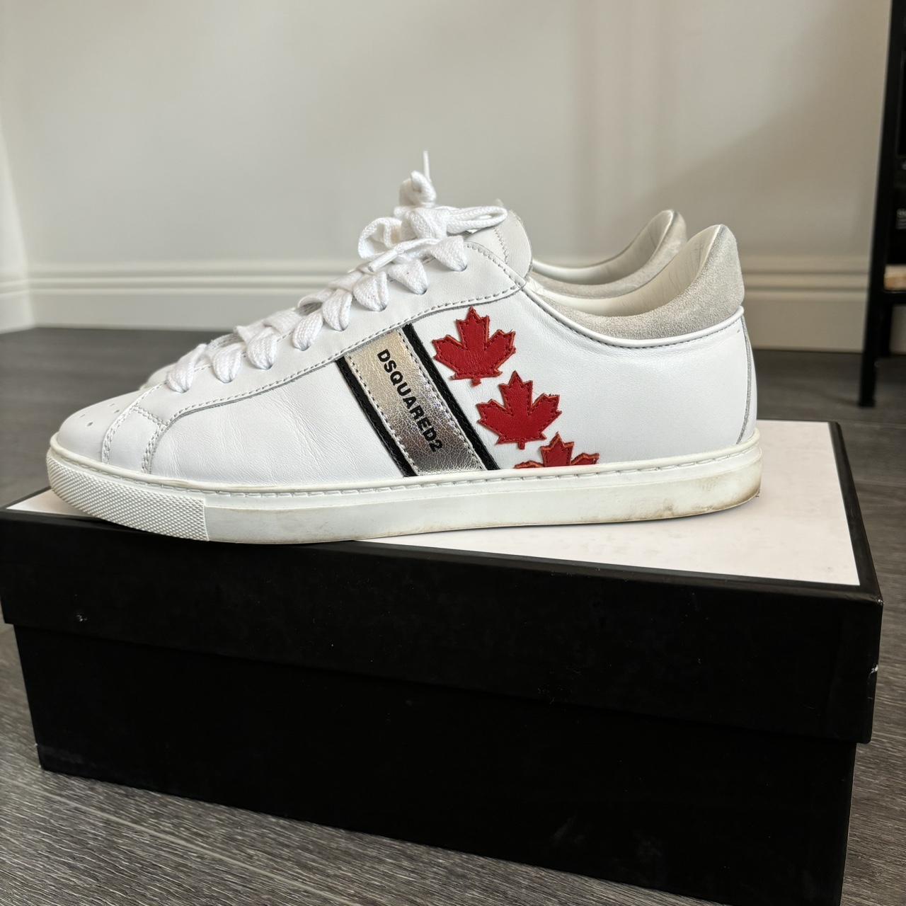 Leather Shoes Dsquared2 Canadian Team Sneakers Men's Dsquared2