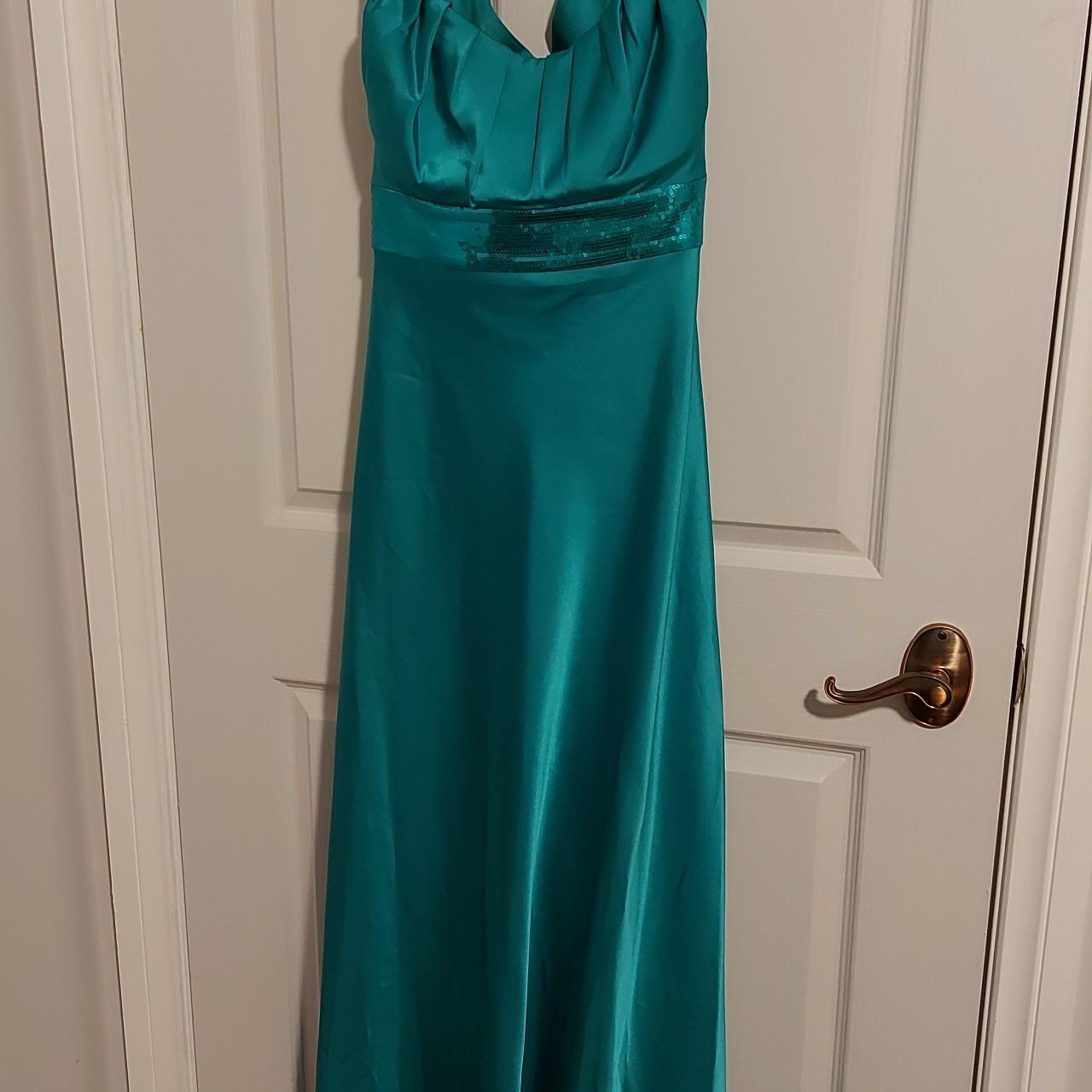 Emerald Green Calvin Klein formal dress. I wore this... - Depop