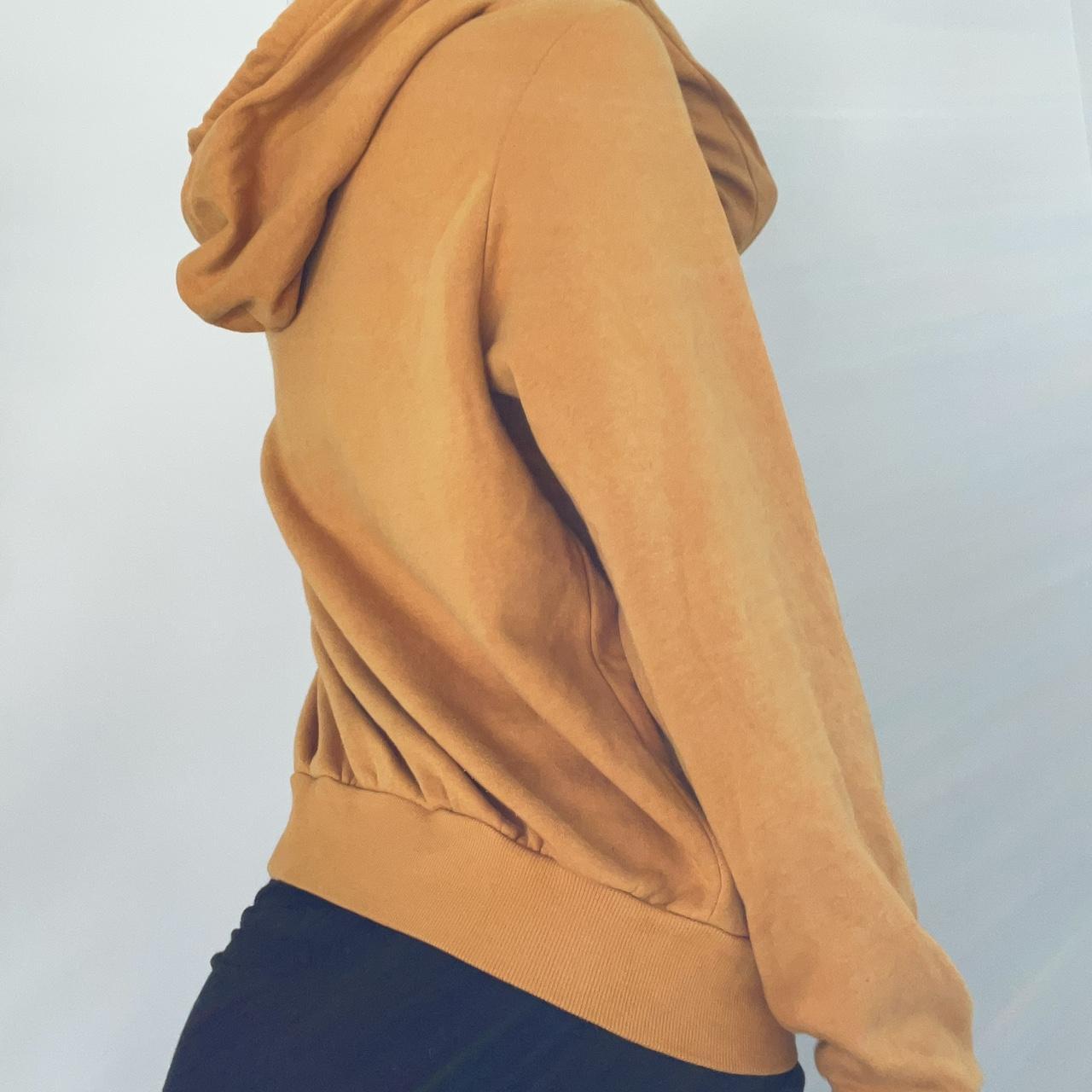 Orange hoodie women's discount h&m