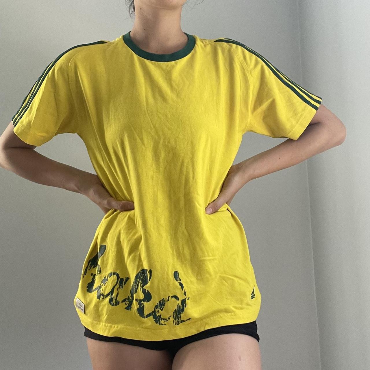 Vintage South Africa soccer jersey size xl. Stain on - Depop