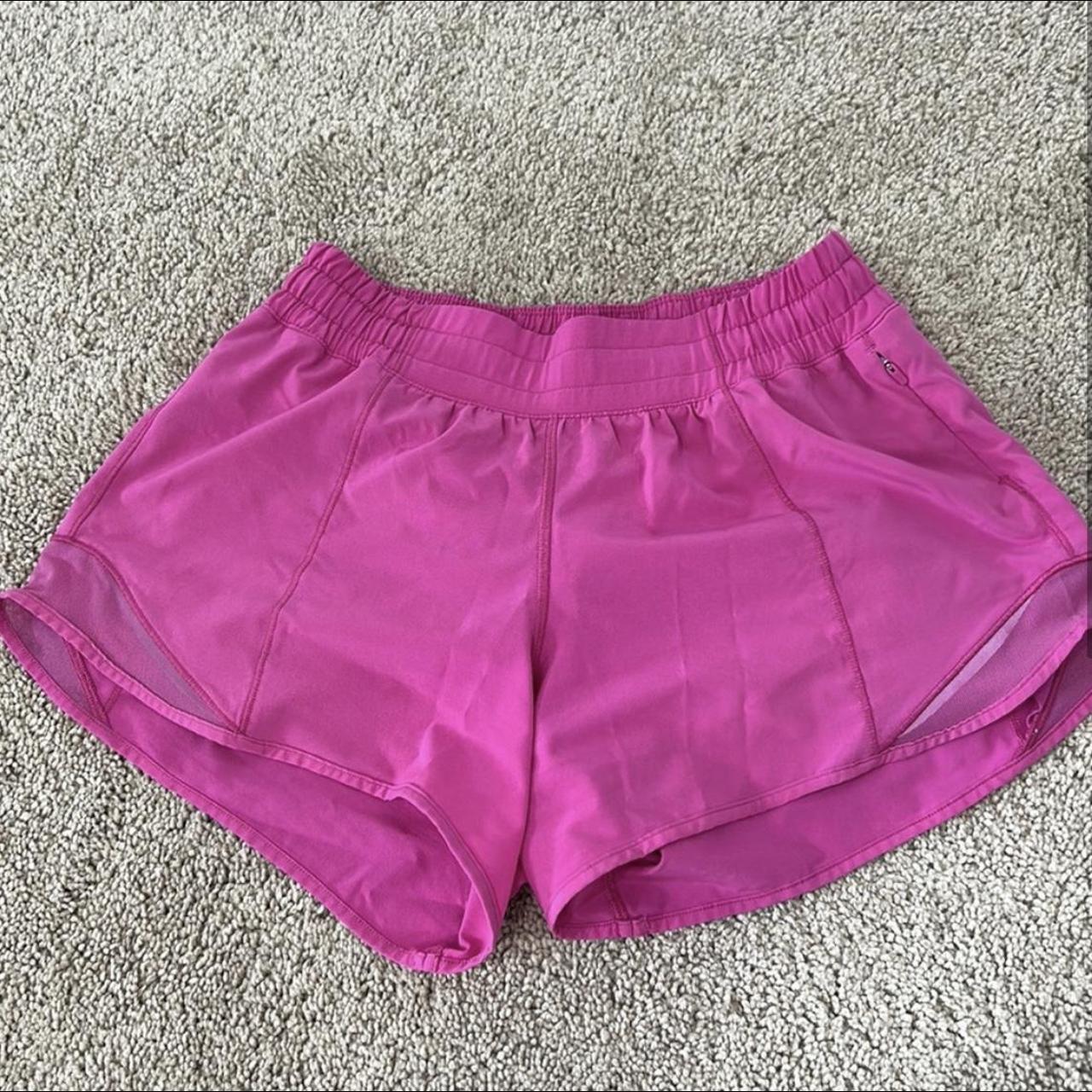 Lululemon Hotty Hot Sonic Pink Shorts 4 - Depop