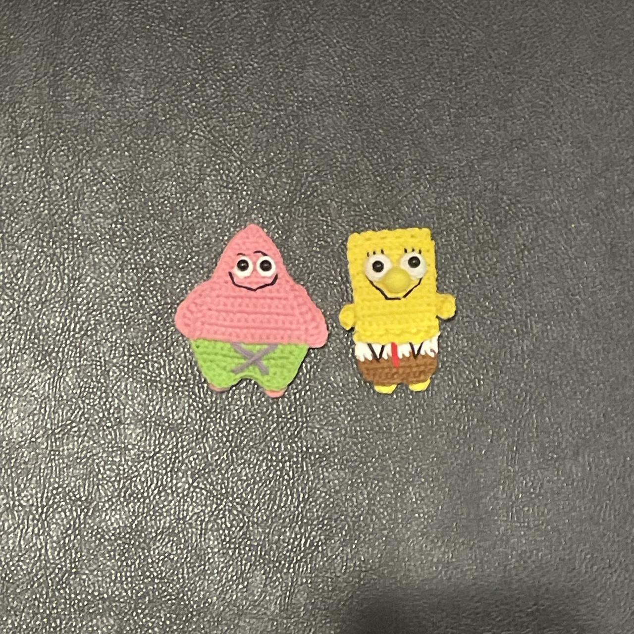 handmade spongebob hair clips sold individually DM... Depop