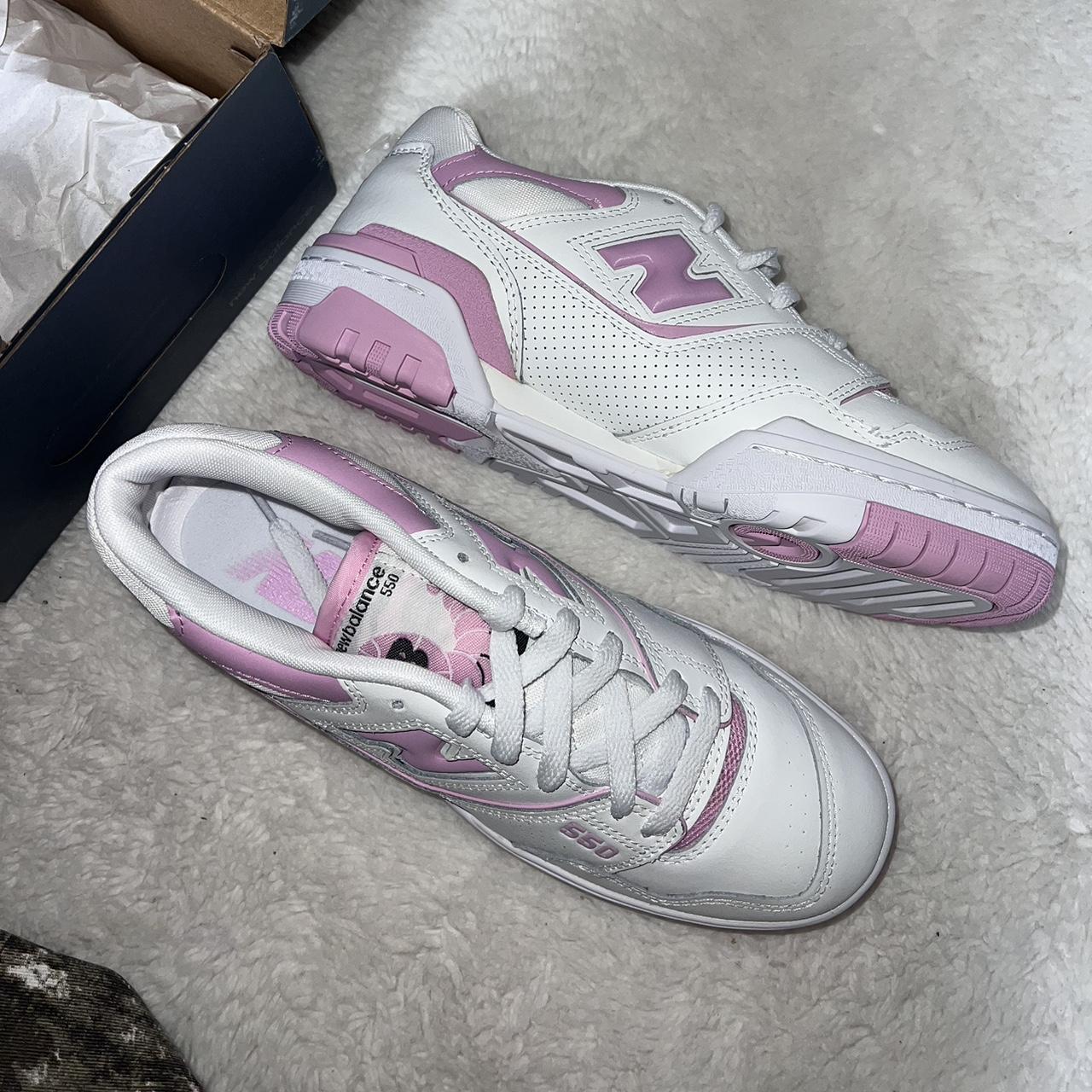 pink new balance trainers 550