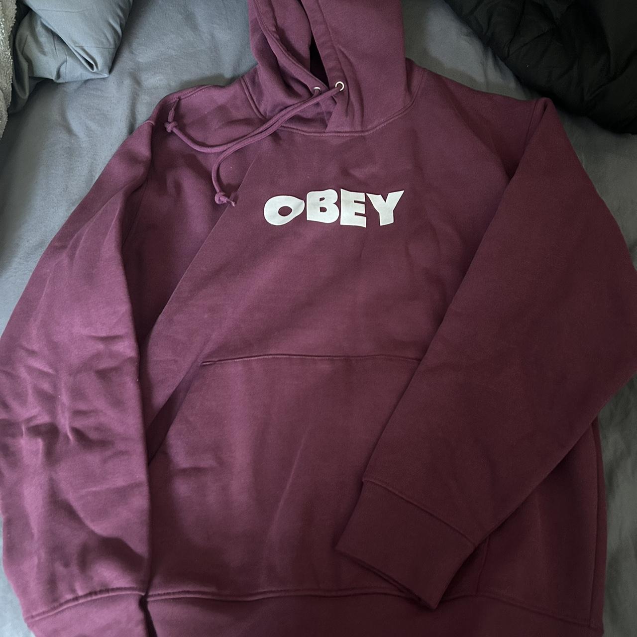 Obey afton hotsell burgundy hoodie