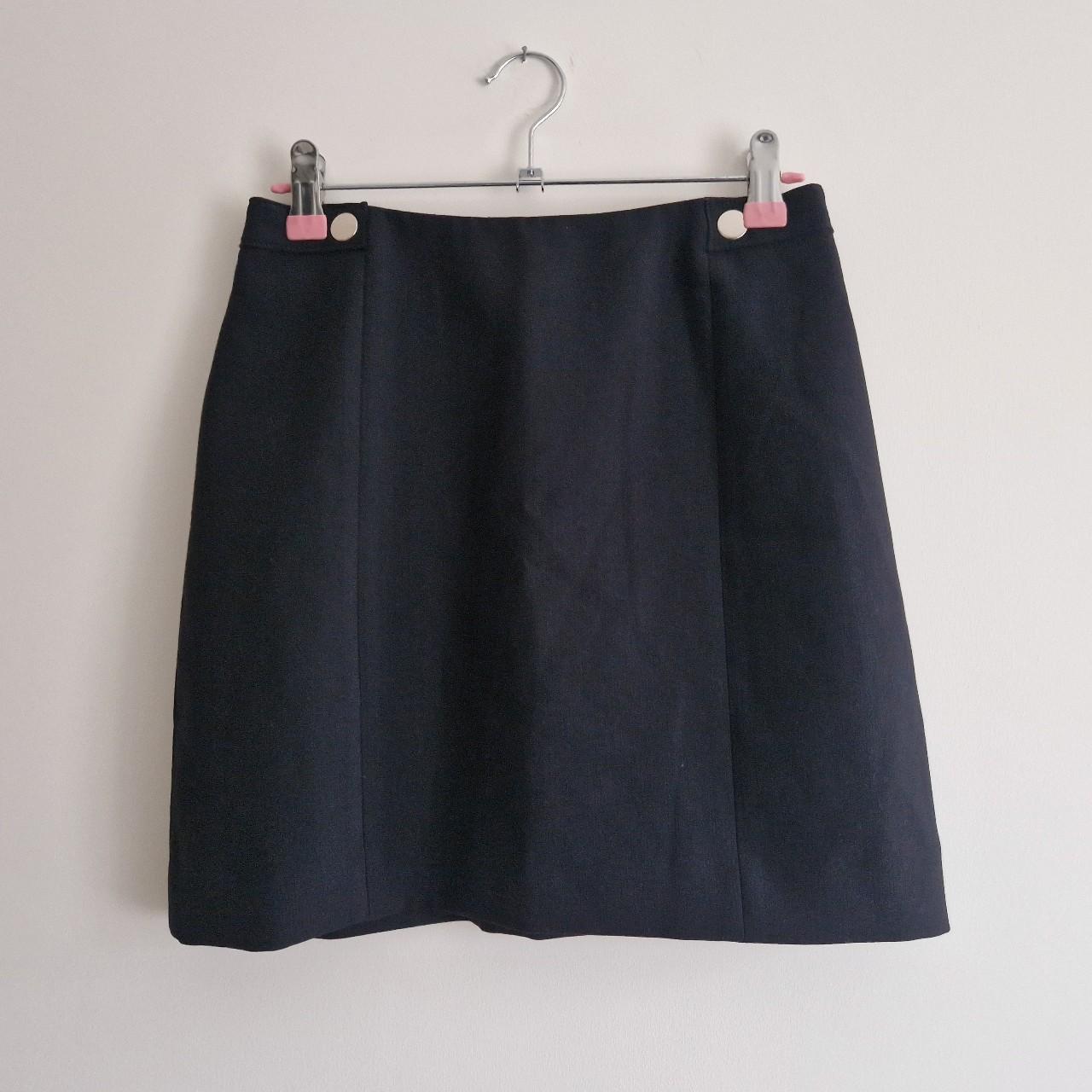 Black mini pencil skirt H&M A classic pencil mini... - Depop