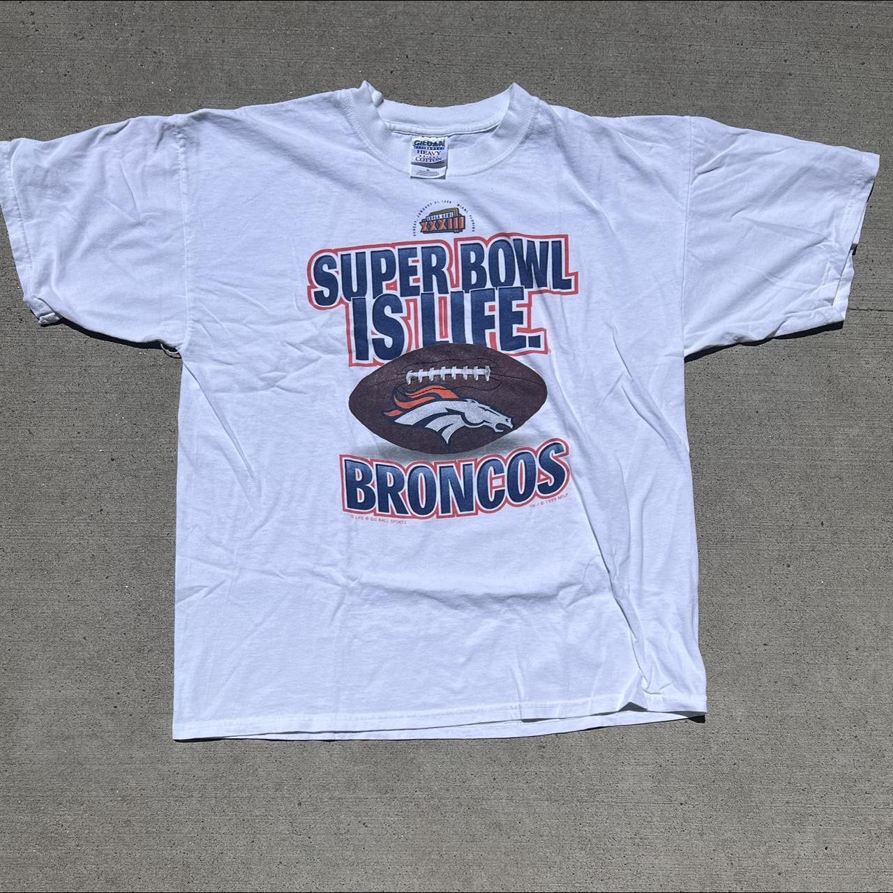 Super Bowl 50 San Fransisco 2016 Broncos Shirt Medium - Depop