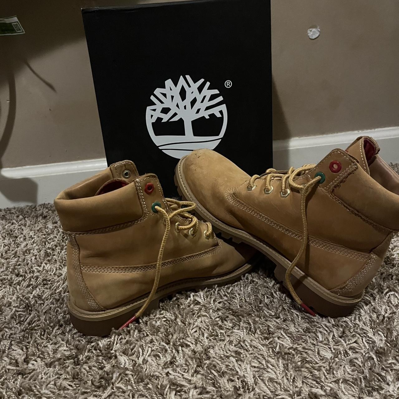 Timberland Men's Boots Tan/Brown US – Tan wheat nubuk