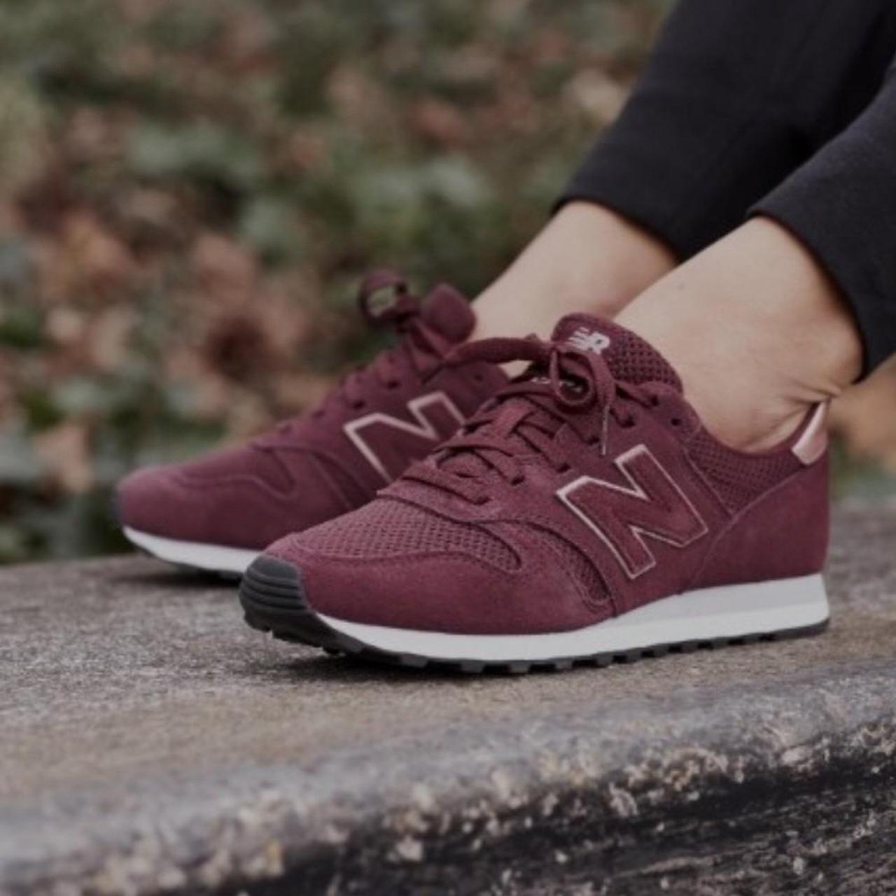 New balance 373 trainers burgundy best sale