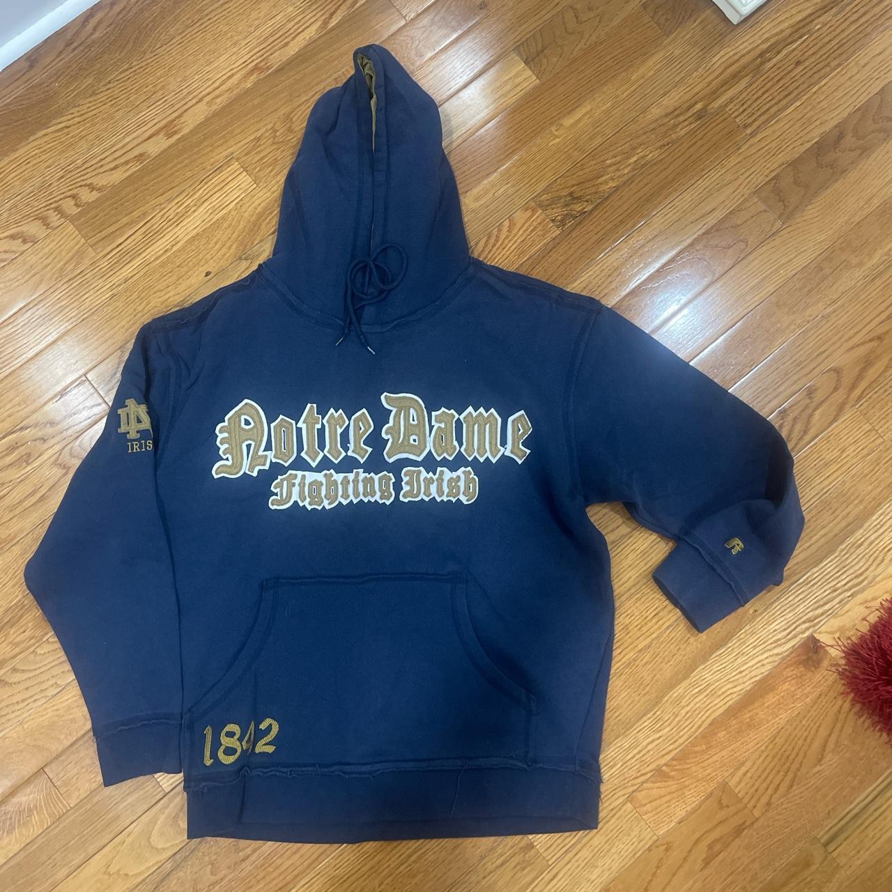 Vintage Norte Dame -hoodie size large Really good... - Depop