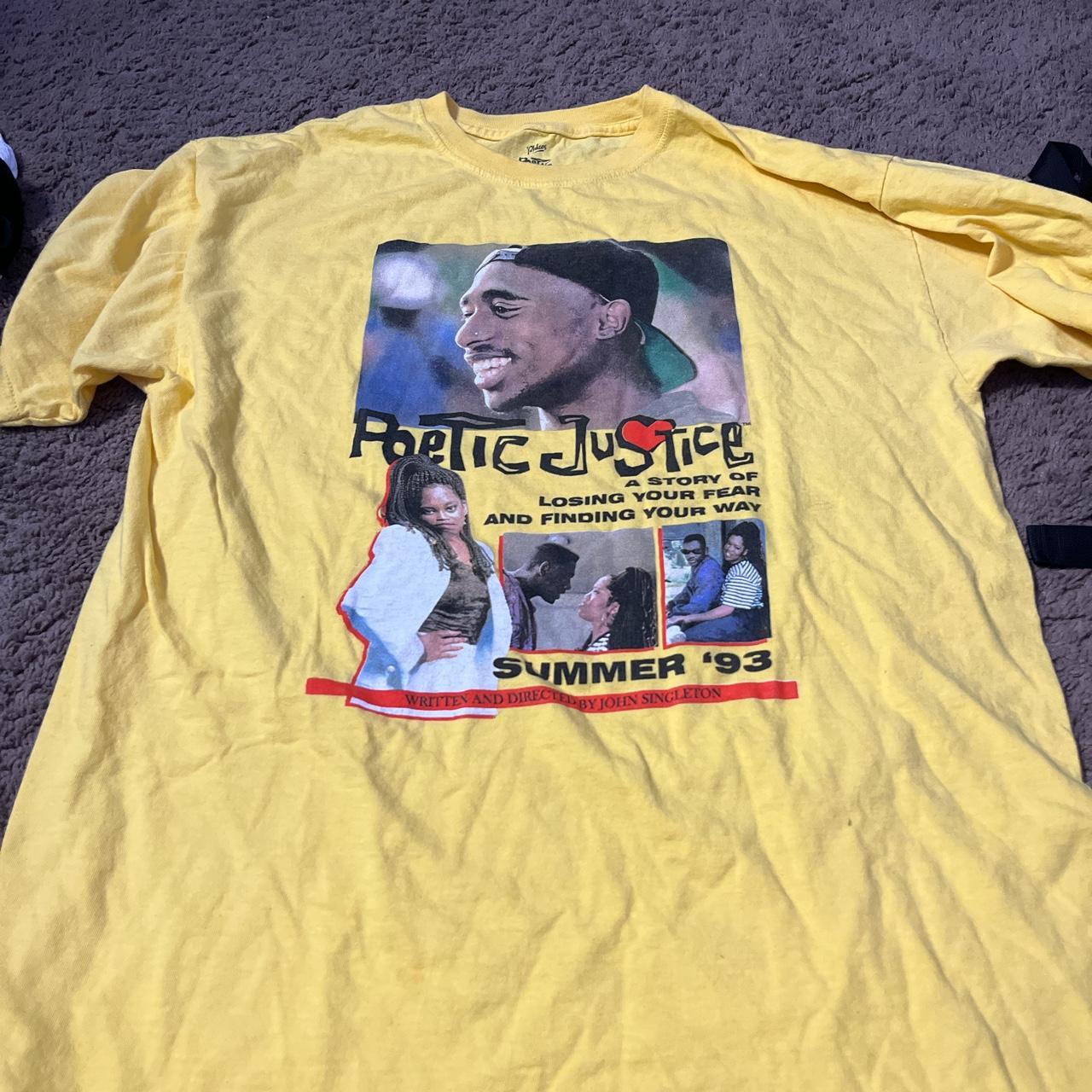 Yellow on sale tupac shirt