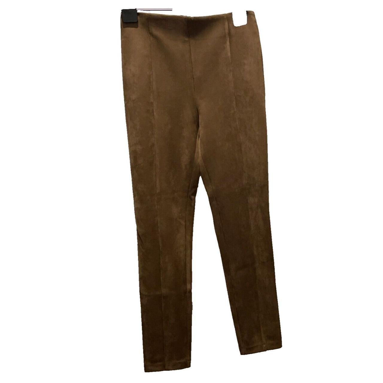 beige suede trousers - Blakkript