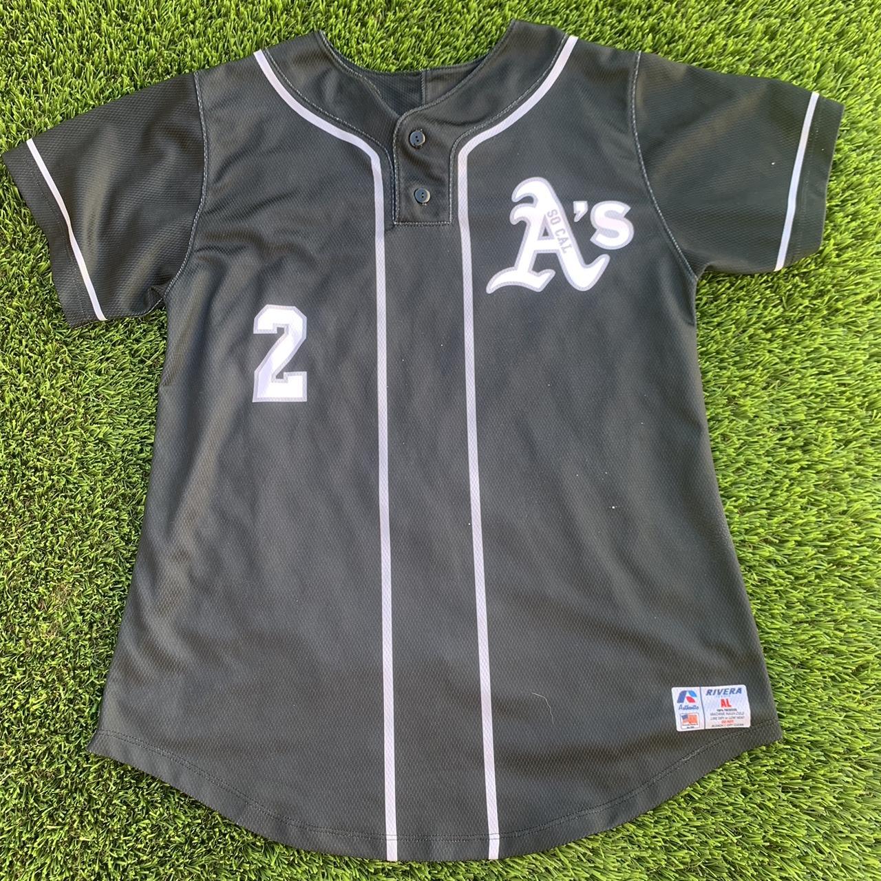 Athletics Baseball Jersey - Black