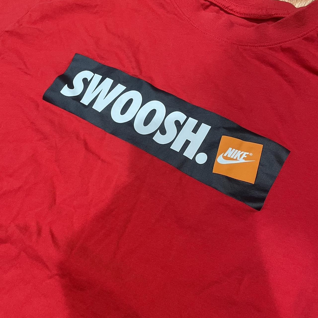 swoosh nike red