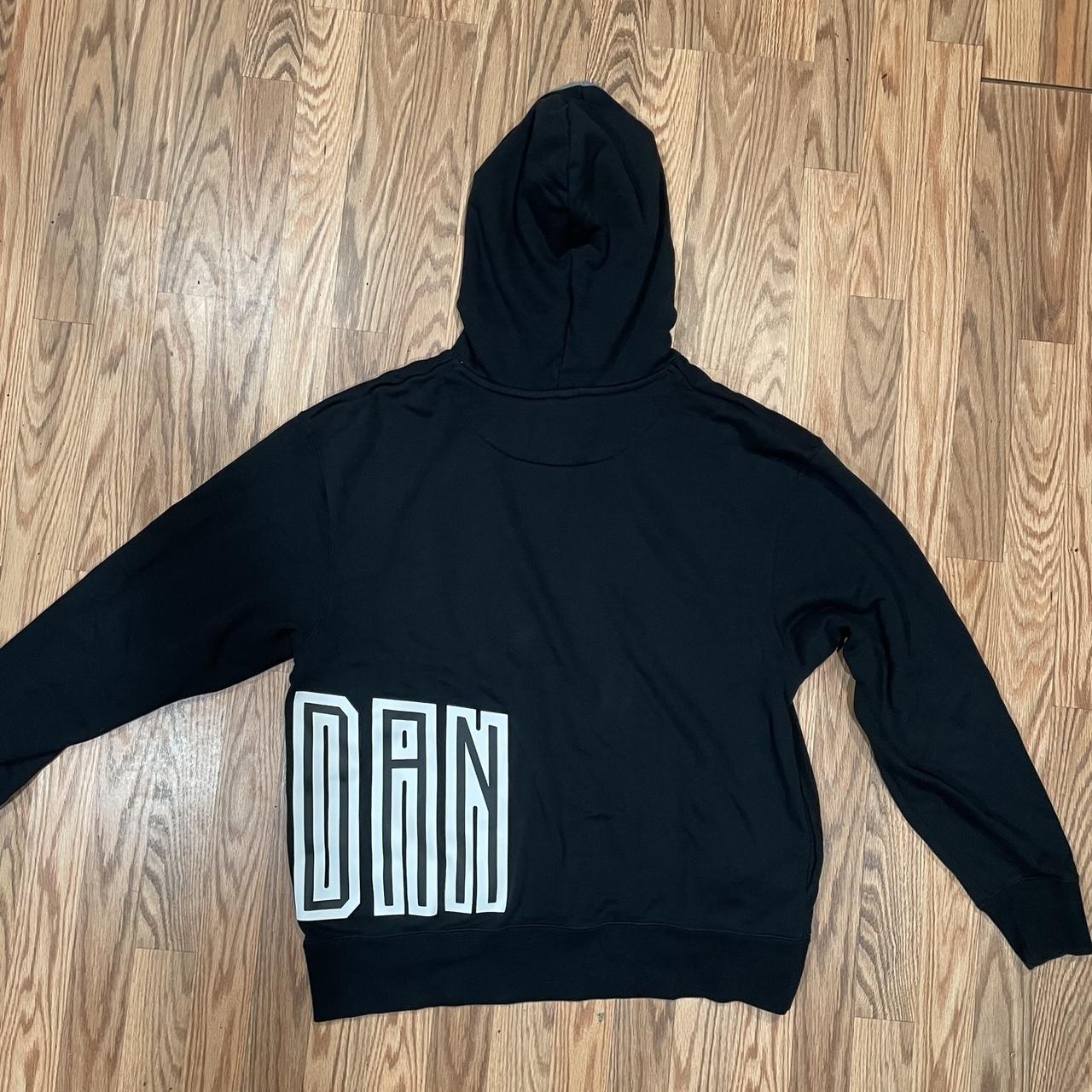 mens black and gold jordan hoodie