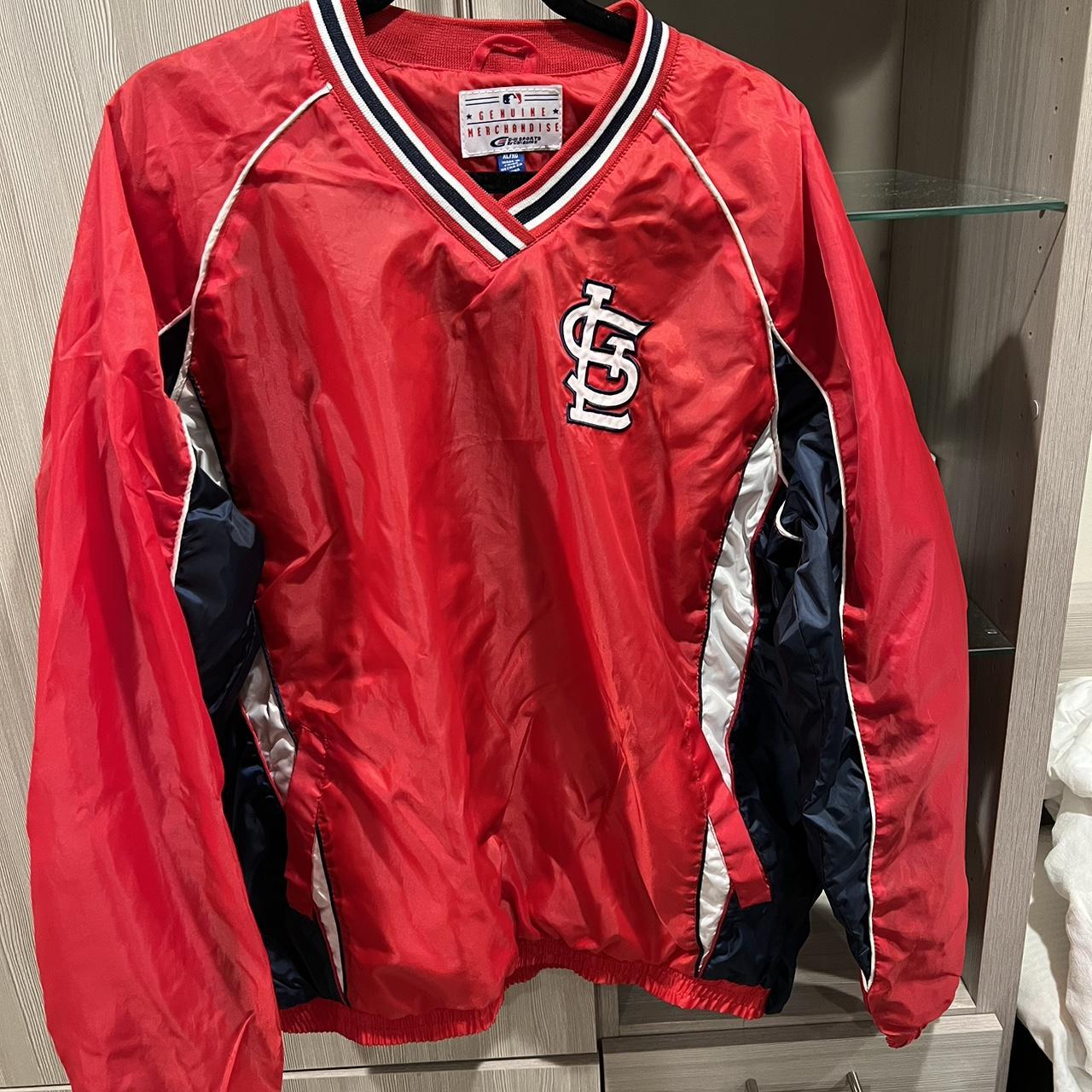 Starter St. Louis Cardinals Jacket Size L -Great - Depop