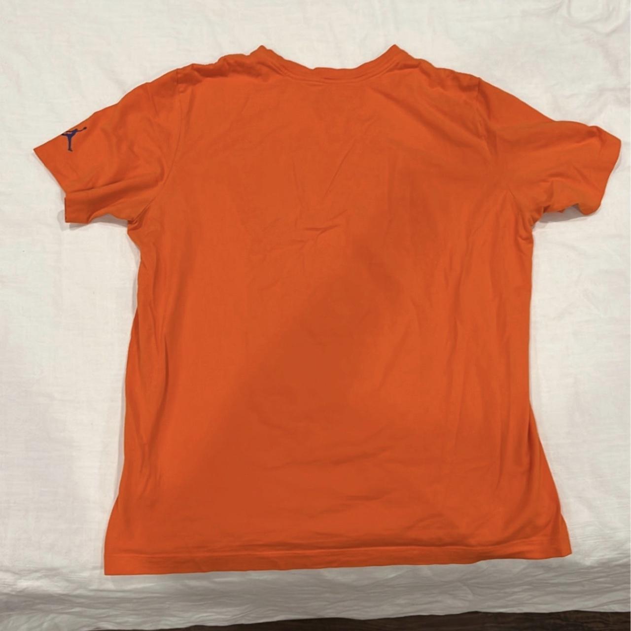 Vintage Michael Jordan Newspaper Graphic Tee Orange... Depop