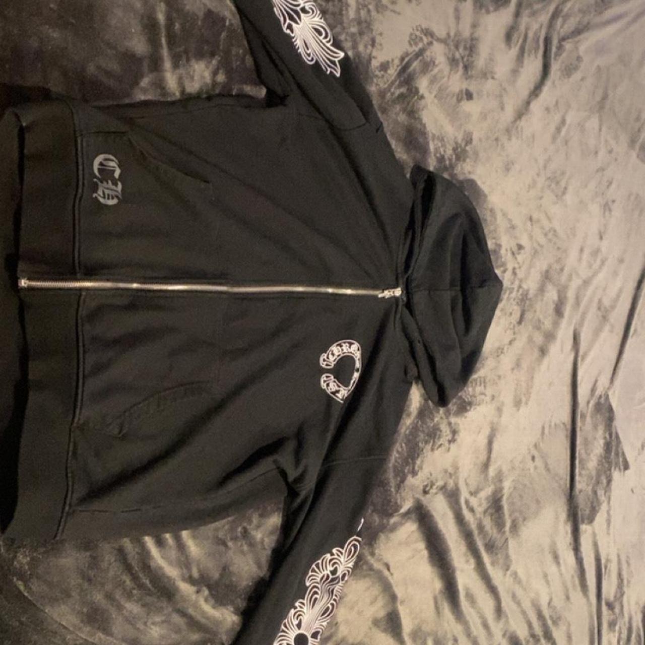 Chrome hearts zip up Used Send offers (can... - Depop