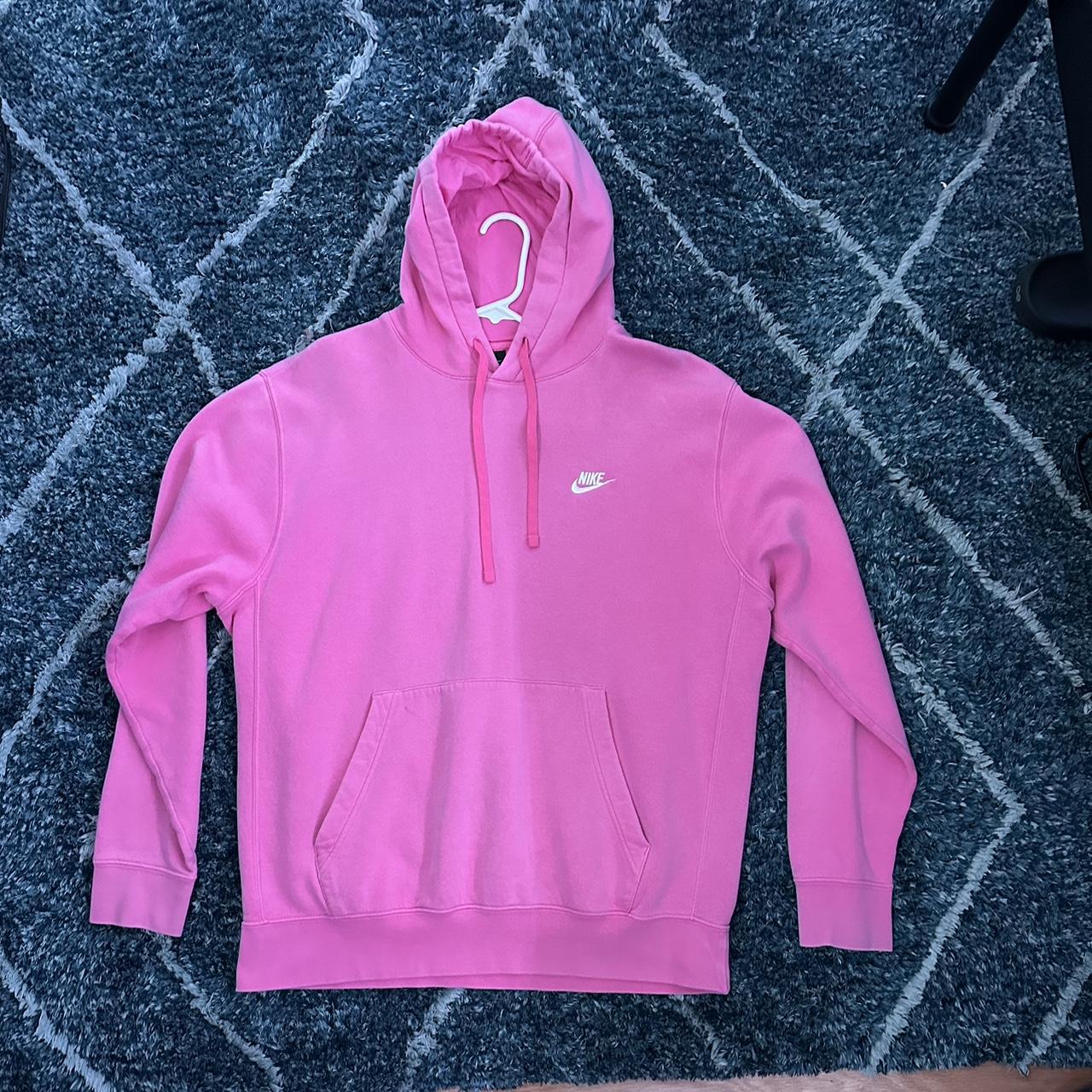 pink nike hoodie