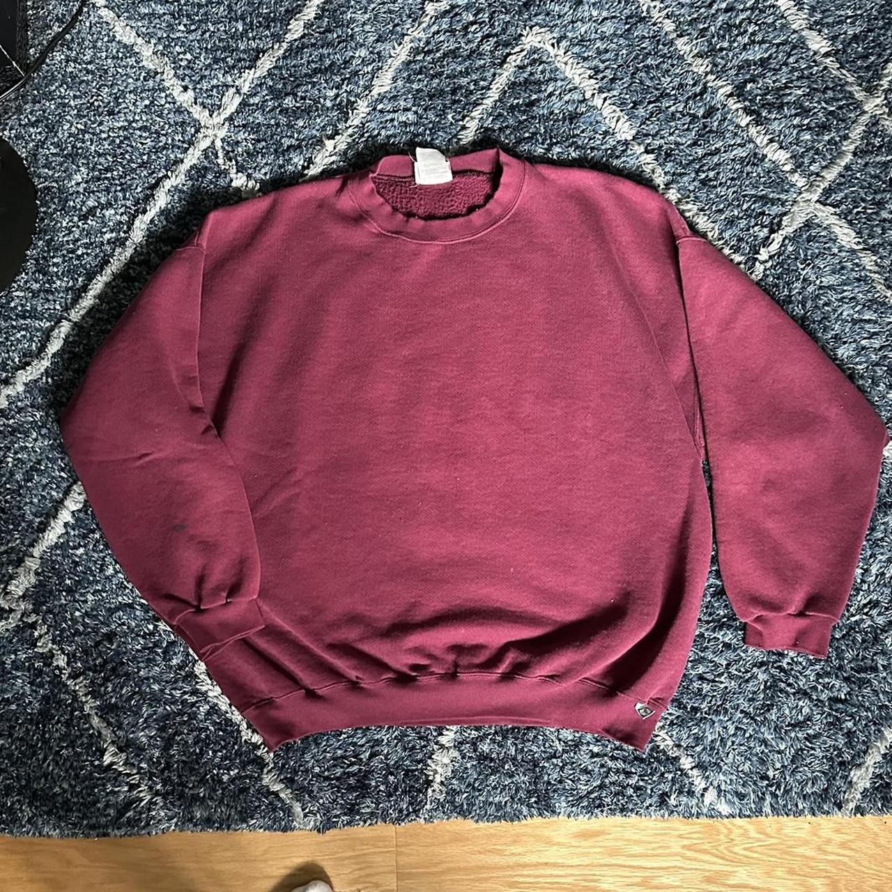 • Vintage Maroon Crewneck Sweater, • Great...