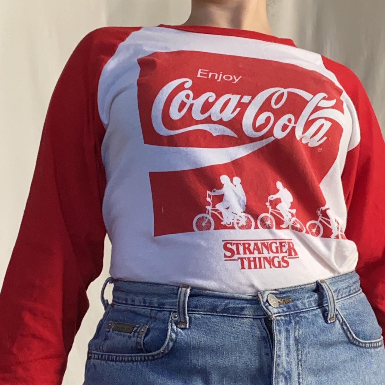 coca cola stranger things shirt