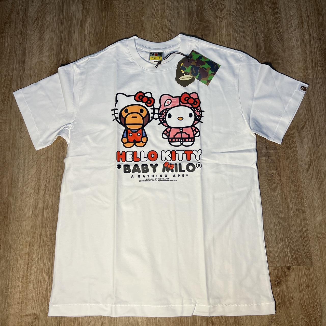 BAPE KIDS Hello Kitty Tシャツ ⑪ Hello Kitty x My Melody x BAPE KIDS 10th Anniversary | Hypebeast