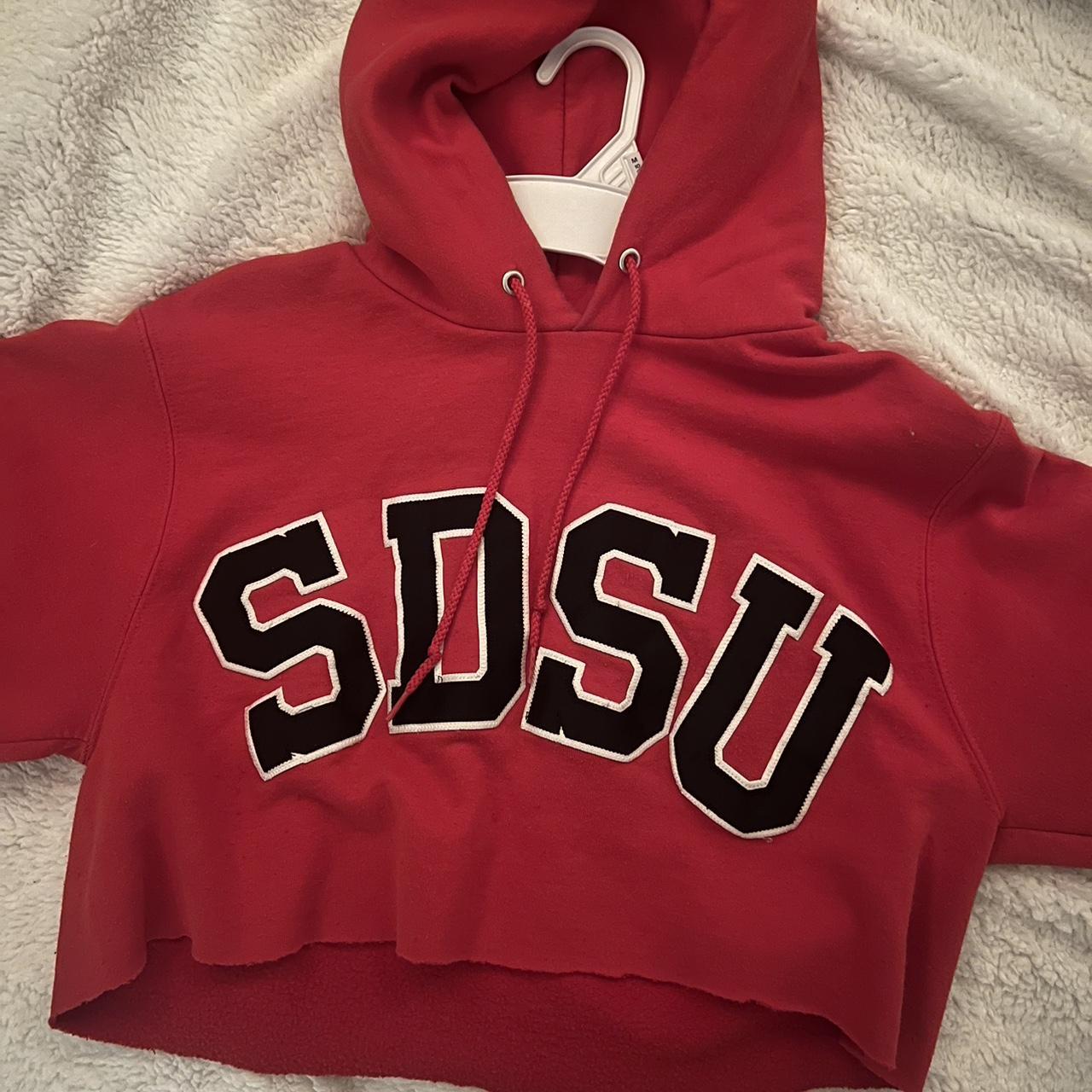 Red hoodie online champion