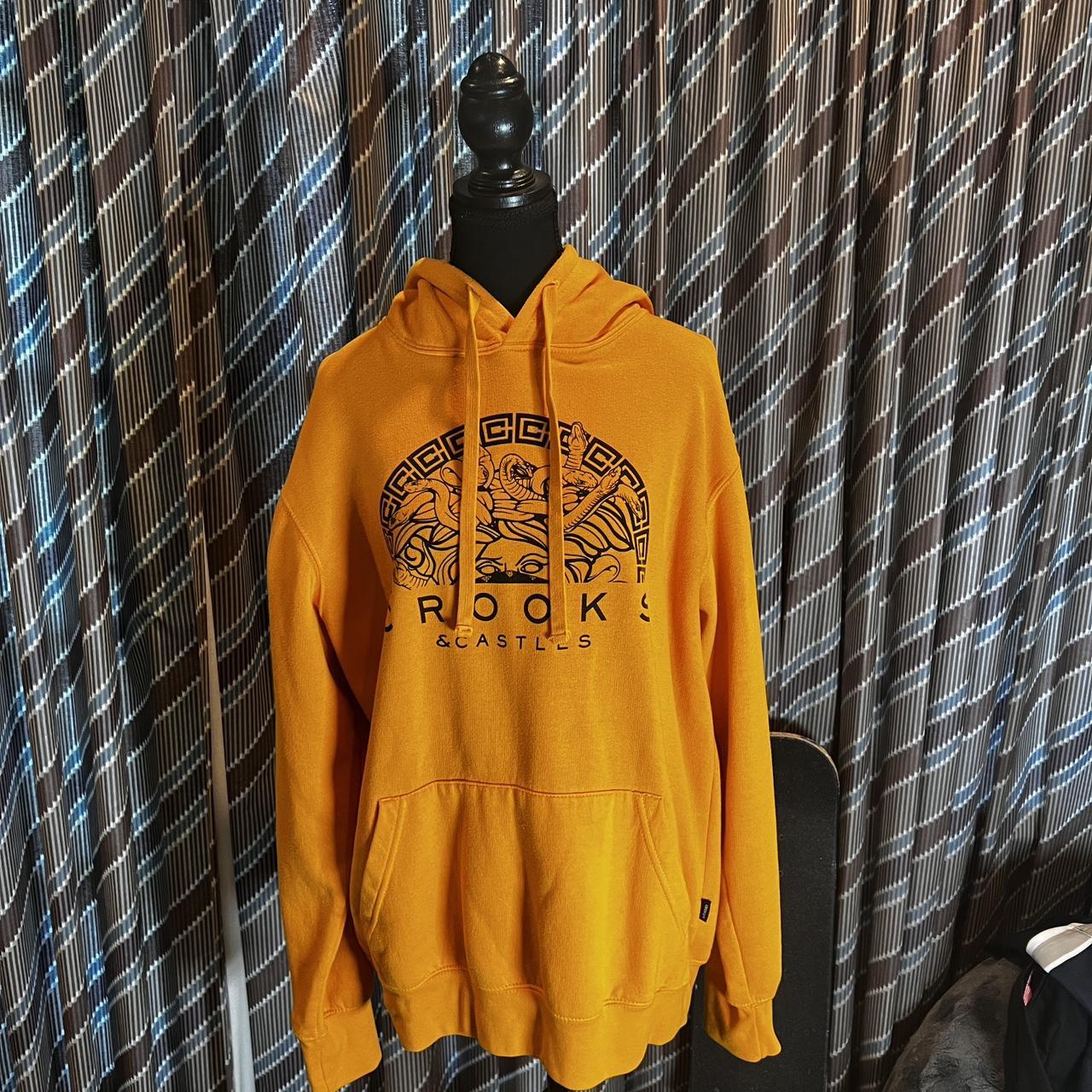 Crooks and Castles yellow hoodie hoodies men. Depop