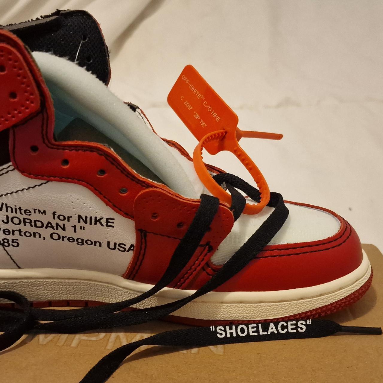 jordan 1 off white red and white