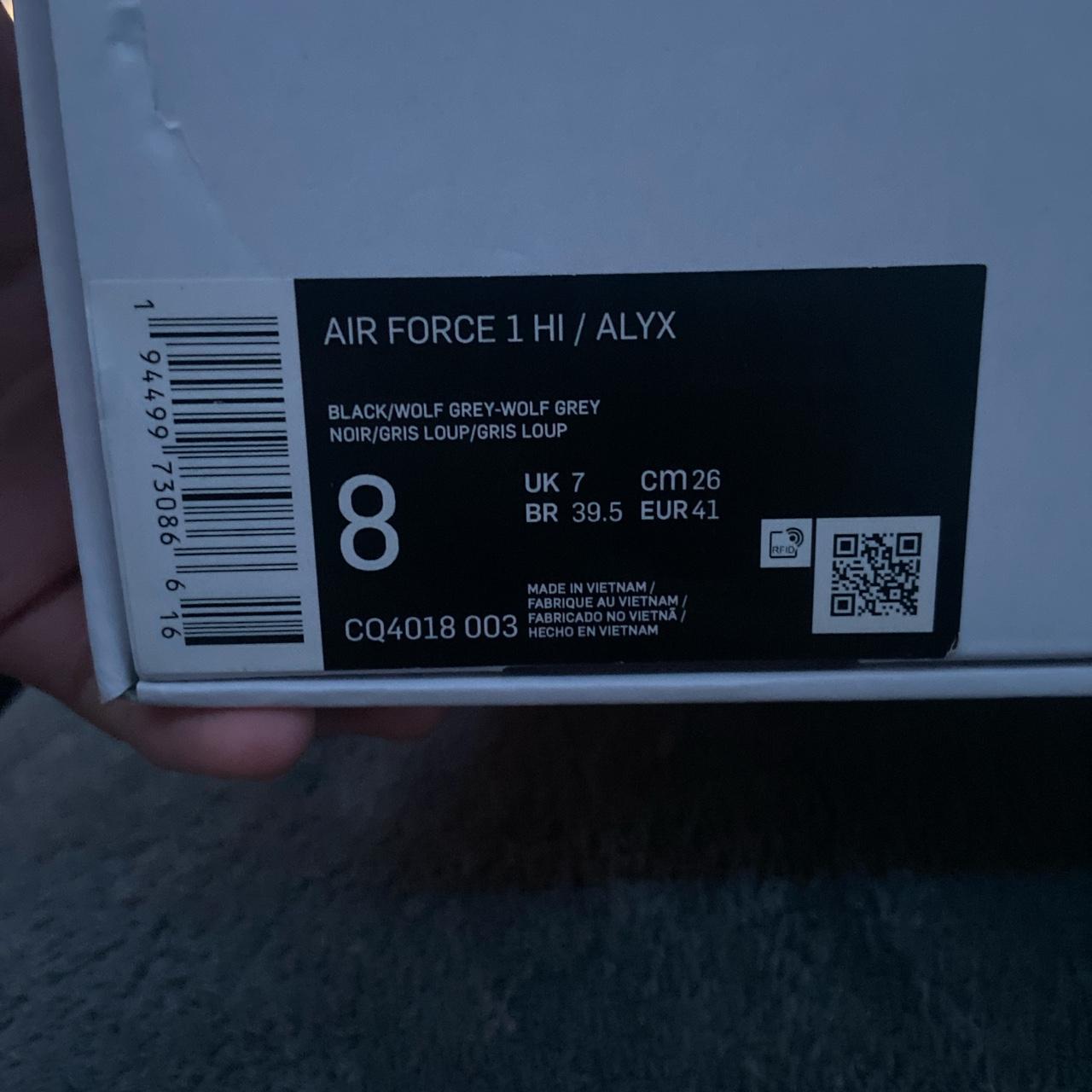 1017 Alyx Air Forces, size 8 in men, box included... - Depop